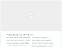 Tablet Screenshot of fbweserbergland.de